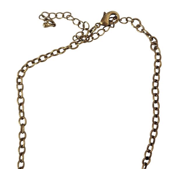 Missing Puzzle Piece Colorful Sparkly Rhinestone Convertible Necklace to Brooch - Picture 6 of 7